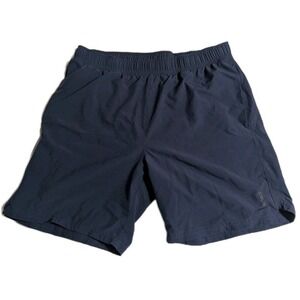 SKORA Men's L Qwick-Dry Running Shorts Navy Blue 86/14 Stretch RN# 70892‎
